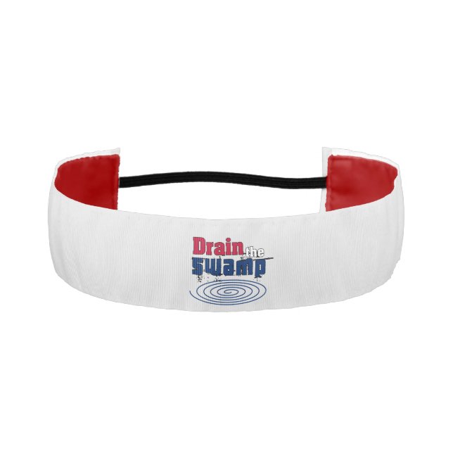 Drain the Swamp    Athletic Headband (Front)
