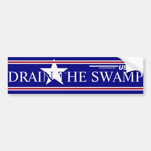 Drain the swamp  bumper sticker