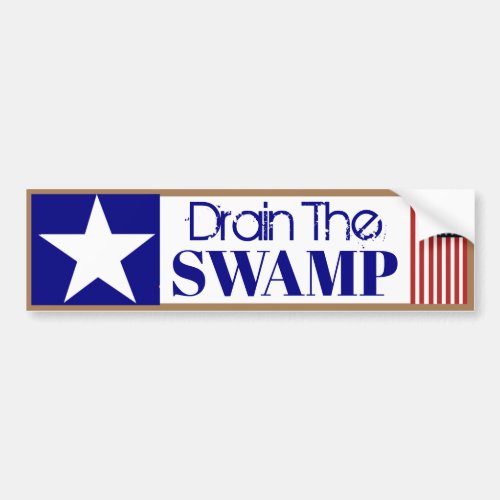  Drain the Swamp  Bumper Sticker