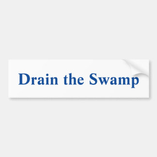 Drain the Swamp Bumper Sticker