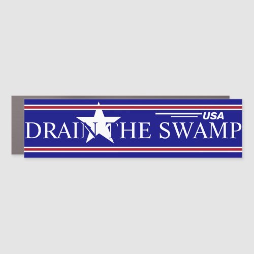 Drain the swamp car magnet