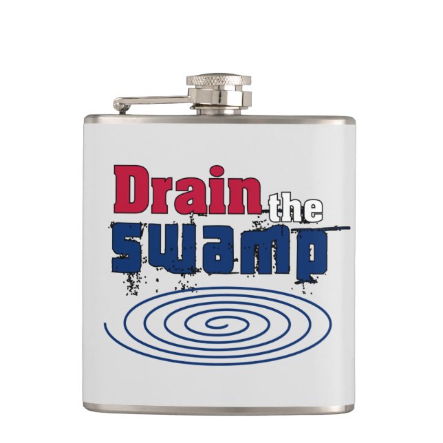 Drain the Swamp    Flask (Front)