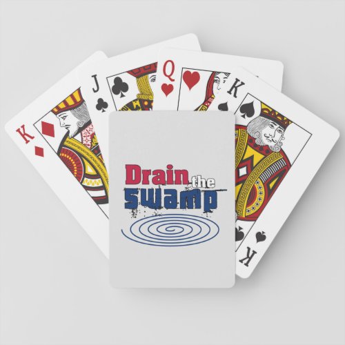 Drain the Swamp    Poker Cards