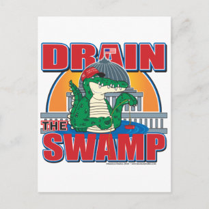 Drain the Swamp Postcard