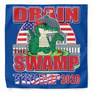 Drain The Swamp Trump 2020 Bandana