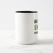 Drain The Swamp Two-Tone Coffee Mug (Center)