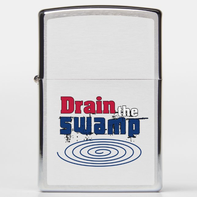 Drain the Swamp    Zippo Lighter (Front)