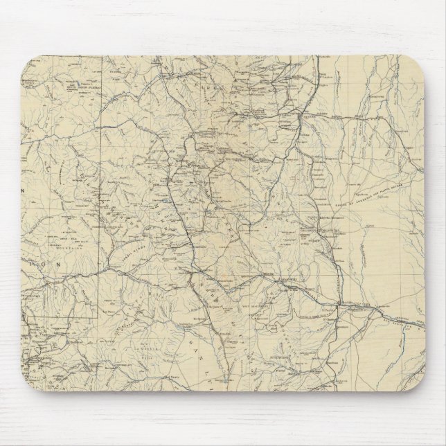 Drainage Map of Colorado Mouse Pad (Front)