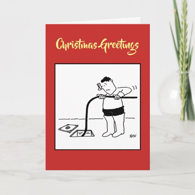 Drains Cleaning Christmas Card (Front)