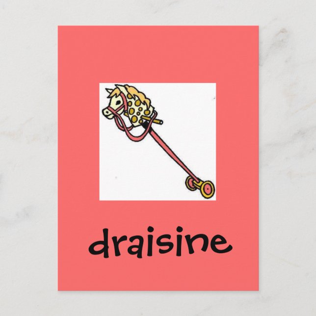 Draisine Postcard (Front)