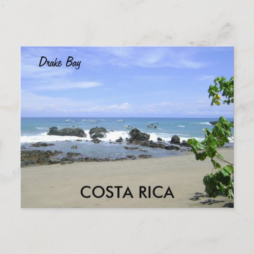Drake bay Osa Peninsula Costa Rica Postcard