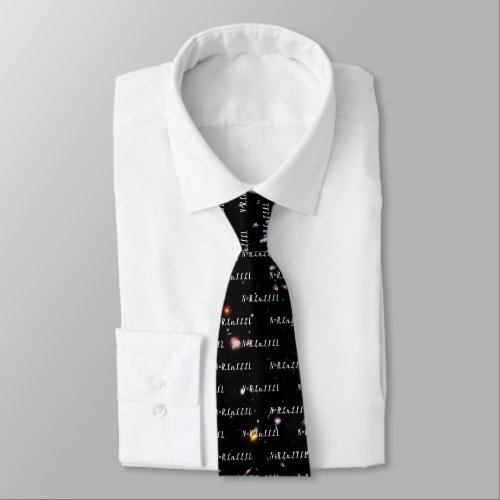 Drake Equation Hubble Deep Field Galaxies Neck Tie