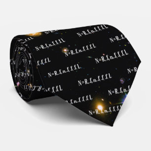Drake Equation Hubble Deep Field Galaxies Neck Tie