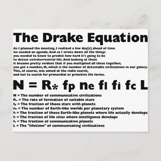 The drake equation estimate image