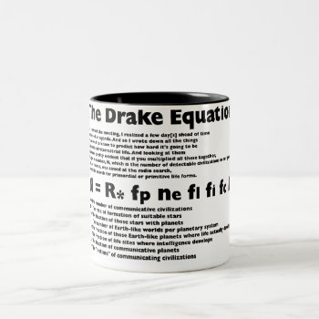 Drake_equation Two-tone Coffee Mug by auraclover at Zazzle