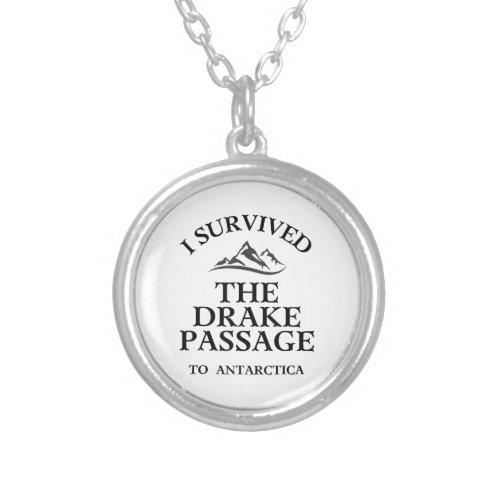 Drake Passage Antarctica Silver Plated Necklace