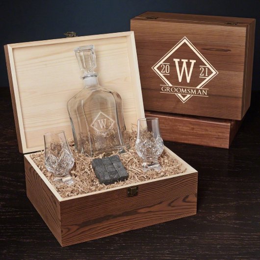Drake Set w/ Glencairn Glasses & Whiskey Decanter (Open)