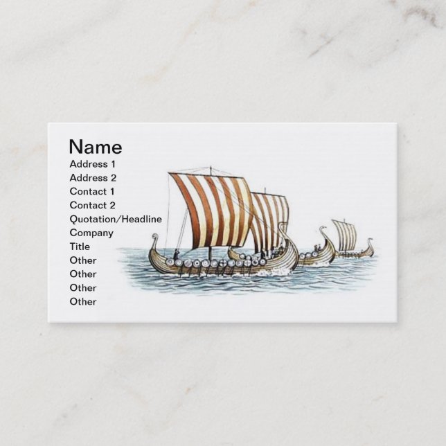 Drakkar Business Card (Front)