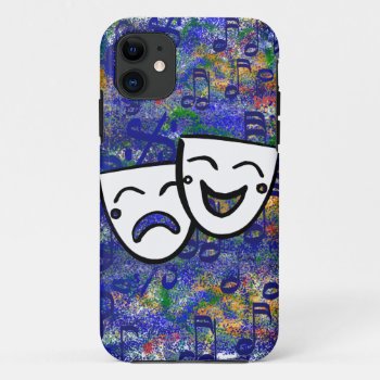 Drama: A Musical Splash Iphone 11 Case by AWKLee at Zazzle