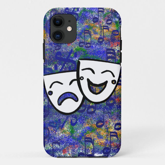 Drama: A Musical Splash Case-Mate iPhone Case (Back)