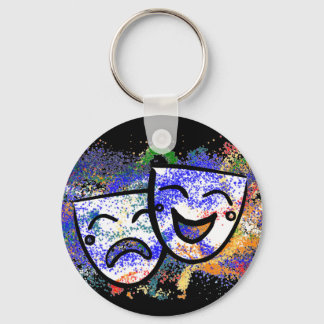 Drama: A Splash of Technicolor Keychain