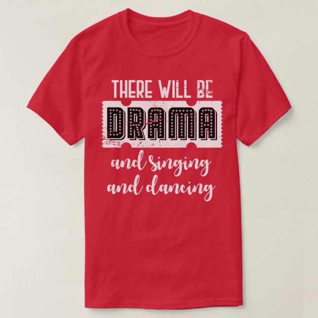 Drama Actor Theater T-Shirt (Design Front)