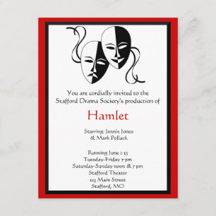 Drama and Theater Invitation