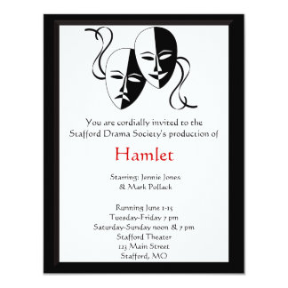 theater invitations