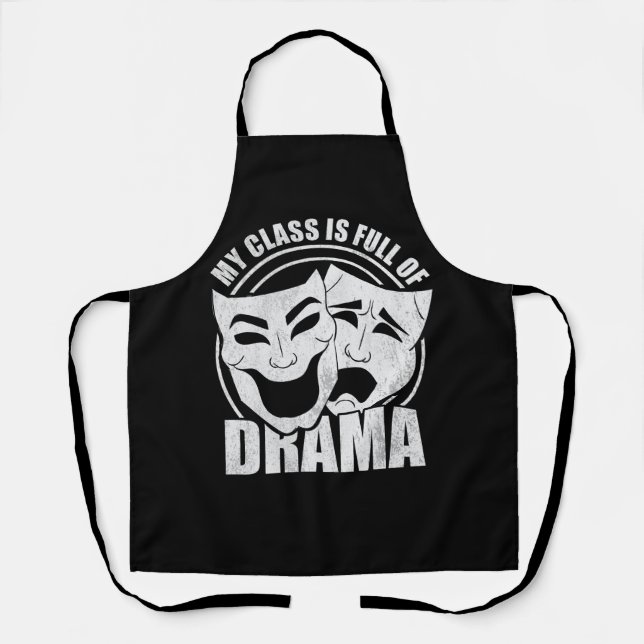 Drama Broadway Teacher Theater Actors Actress Thea Apron (Front)