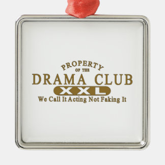 Drama Club Metal Ornament
