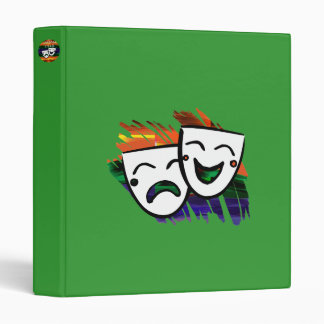 Drama Club Presents Technicolor 3 Ring Binder