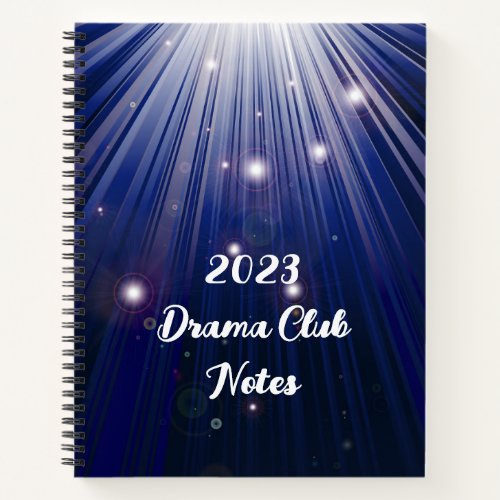 Drama Club Theater Notebook