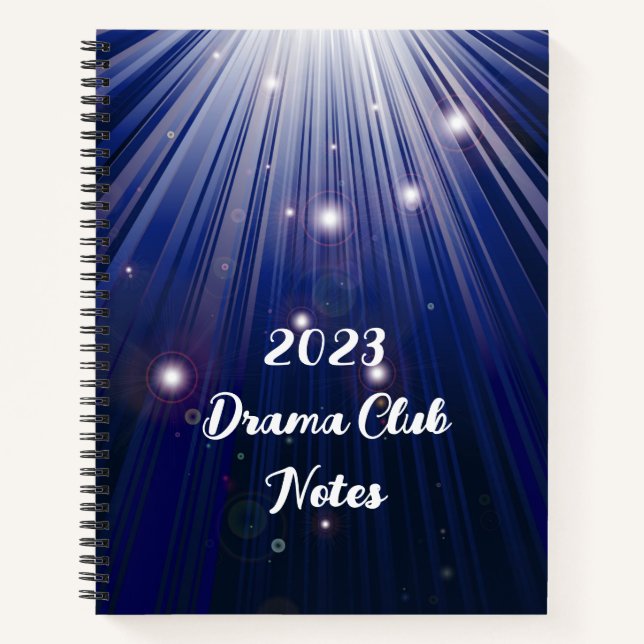 Drama Club Theater Notebook (Front)