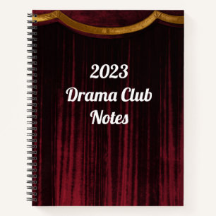 Drama Club Theater Notebook