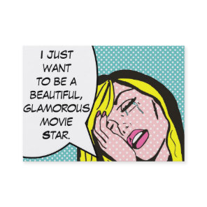 Drama Coach/Theatre Director Pop Art Business Card