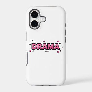 Drama cute sarcastic aesthetic vibes iPhone 17 case
