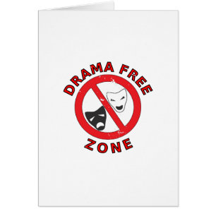 Drama Free Zone Cards