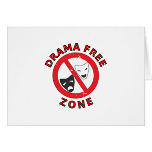 Drama Free Zone Cards