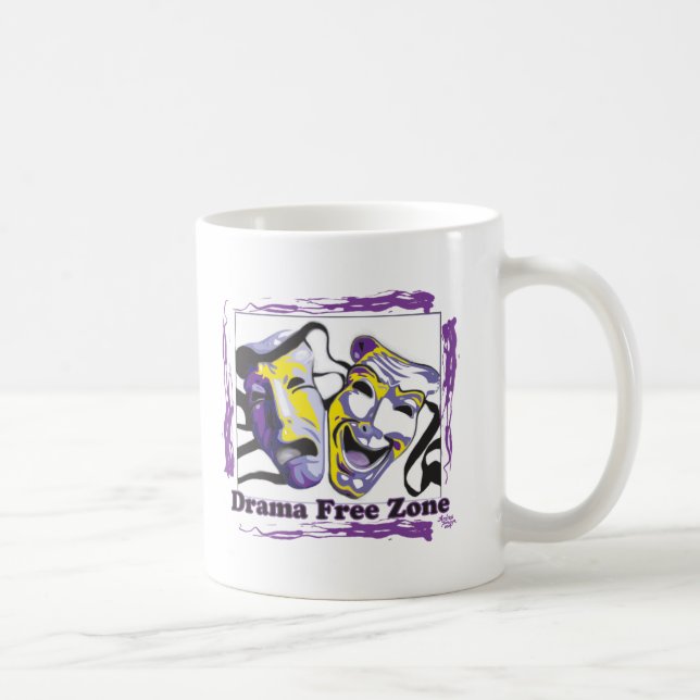 Drama Free Zone Coffee Mug (Right)