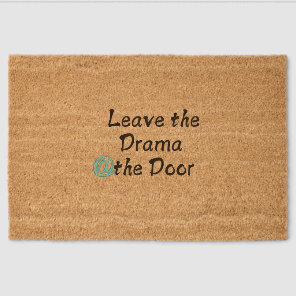 Drama-Free Zone Fiber Doormat