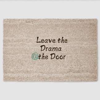 Drama-Free Zone Fiber Doormat
