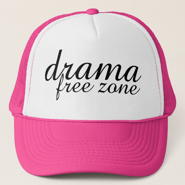drama free zone hat (Front)