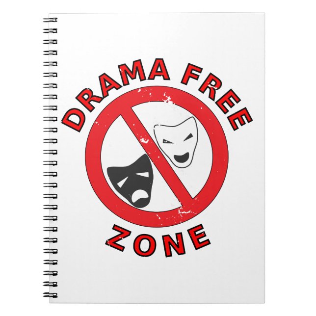 Drama Free Zone Notebook (Front)