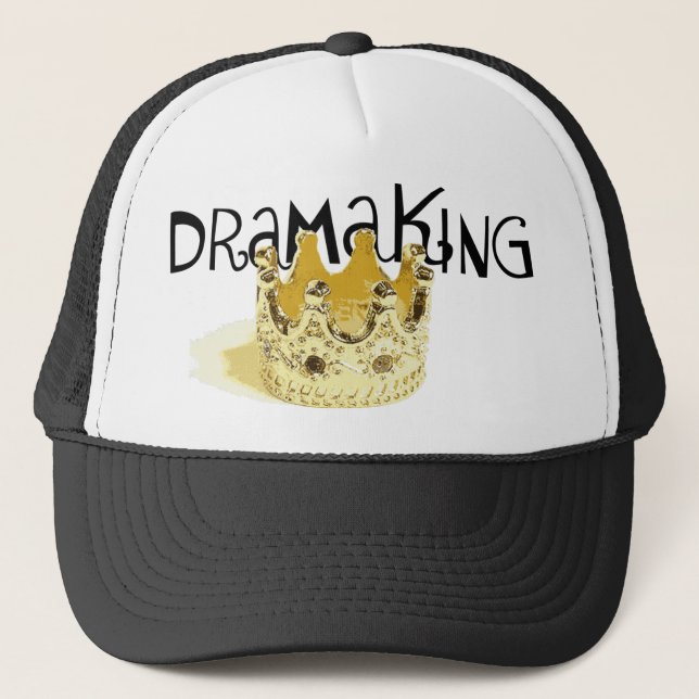 Drama King Trucker Hat (Front)