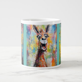 Drama Lama Personalization Funky Hipster Giant Coffee Mug