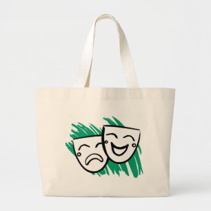 Drama Large Tote Bag