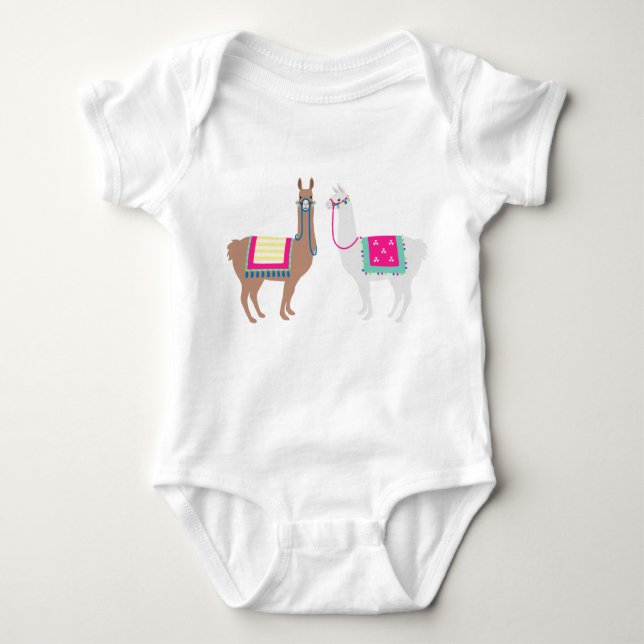 Drama Llama Baby Bodysuit (Front)