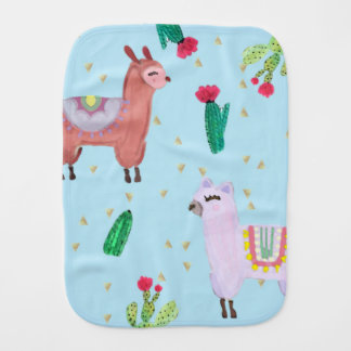 Drama Llama Baby Burp Cloth