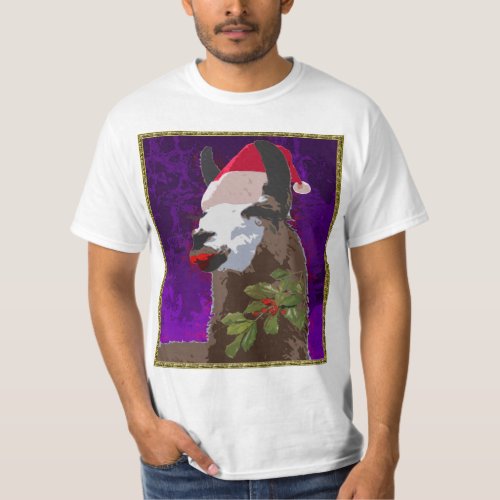 Drama Llama Christmas Shirt _ Purple