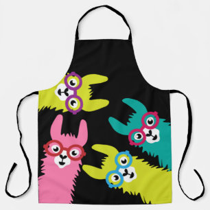 Drama Llama Colorful Camelid Apron